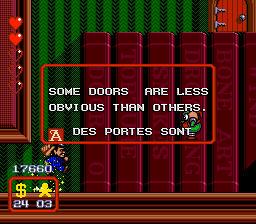 The Addams Family screenshot 4 for Sega Mega Drive